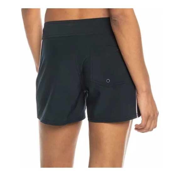 Roxy Women's Large Pro The 93 Win Boardshorts Swim Trunks Bottoms Black NWT - Picture 7 of 14